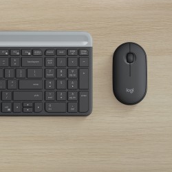 Buy SLIM WRLS KEYBOARD MOUSE COMBO - MK470 - Graphite, AZERTY, 2.4 GHz RF Wireless in Cyprus, Nicosia, Limassol, Larnaka, Pafos