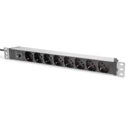 Buy DIGITUS 8-Outlet 1U PDU - IEC C14 input - 8x C13 outlets in Cyprus, Nicosia, Limassol, Larnaka, Pafos