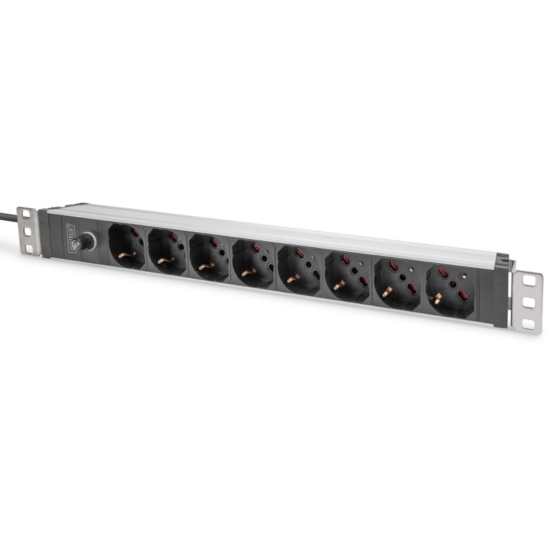 Buy DIGITUS 8-Outlet 1U PDU - IEC C14 input - 8x C13 outlets in Cyprus, Nicosia, Limassol, Larnaka, Pafos