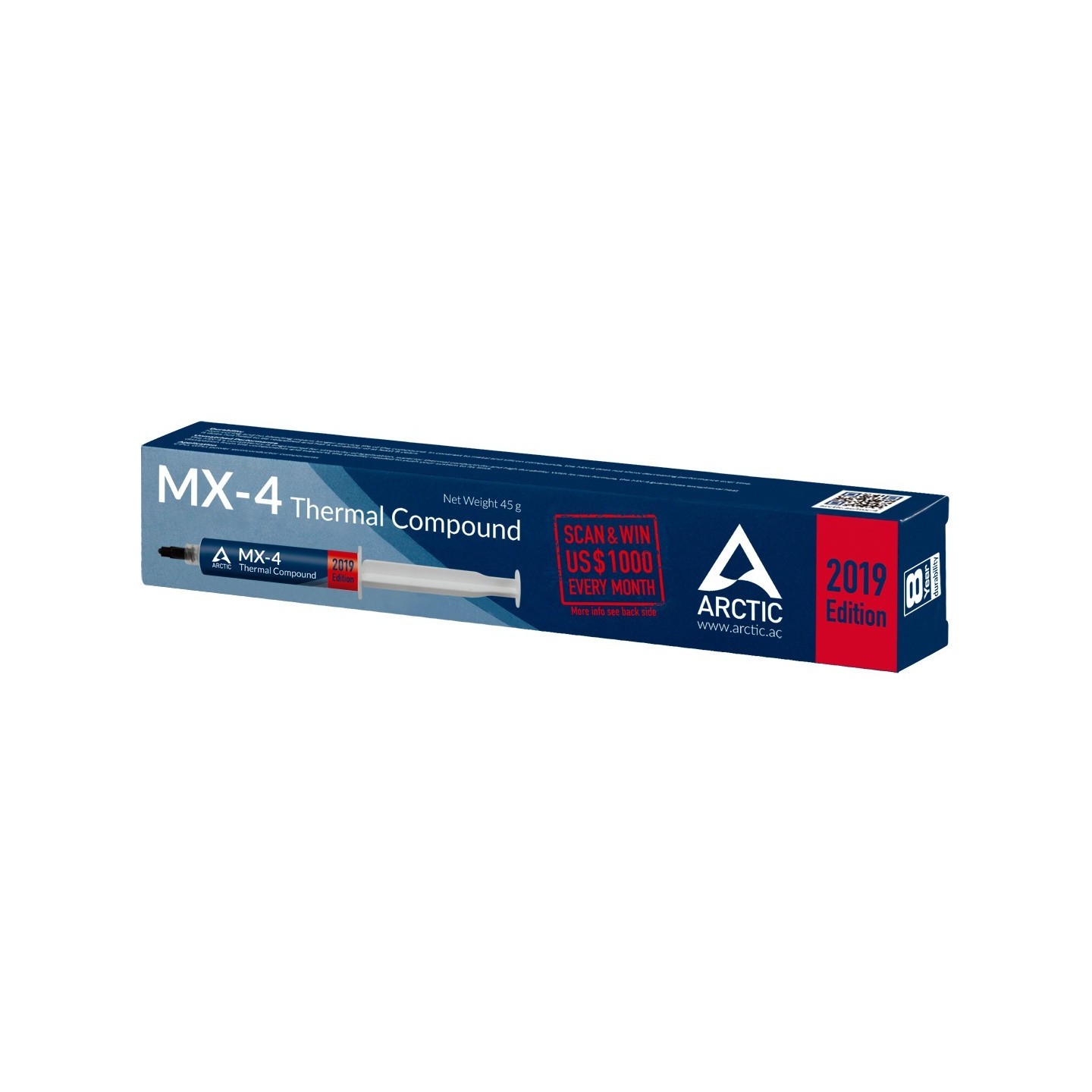 Arctic MX-4 45g Thermal Paste - 8.5 W/mK Non-Conductive (Boxed) — Buy in Cyprus with Fast Delivery