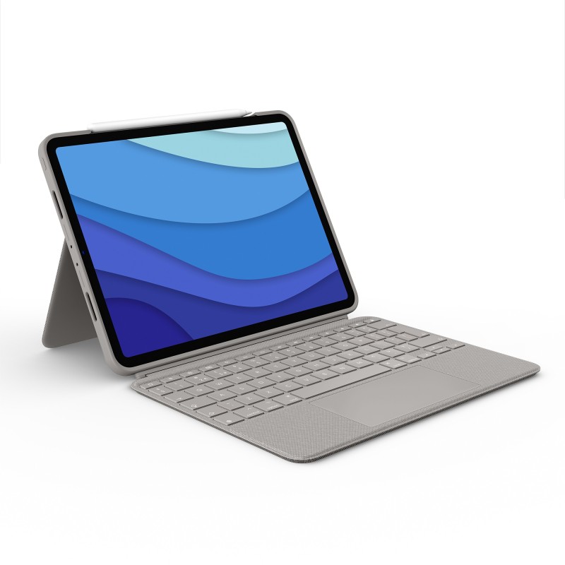 Buy Logitech Combo Touch for iPad Pro 11-inch - SAND in Cyprus, Nicosia, Limassol, Larnaka, Pafos