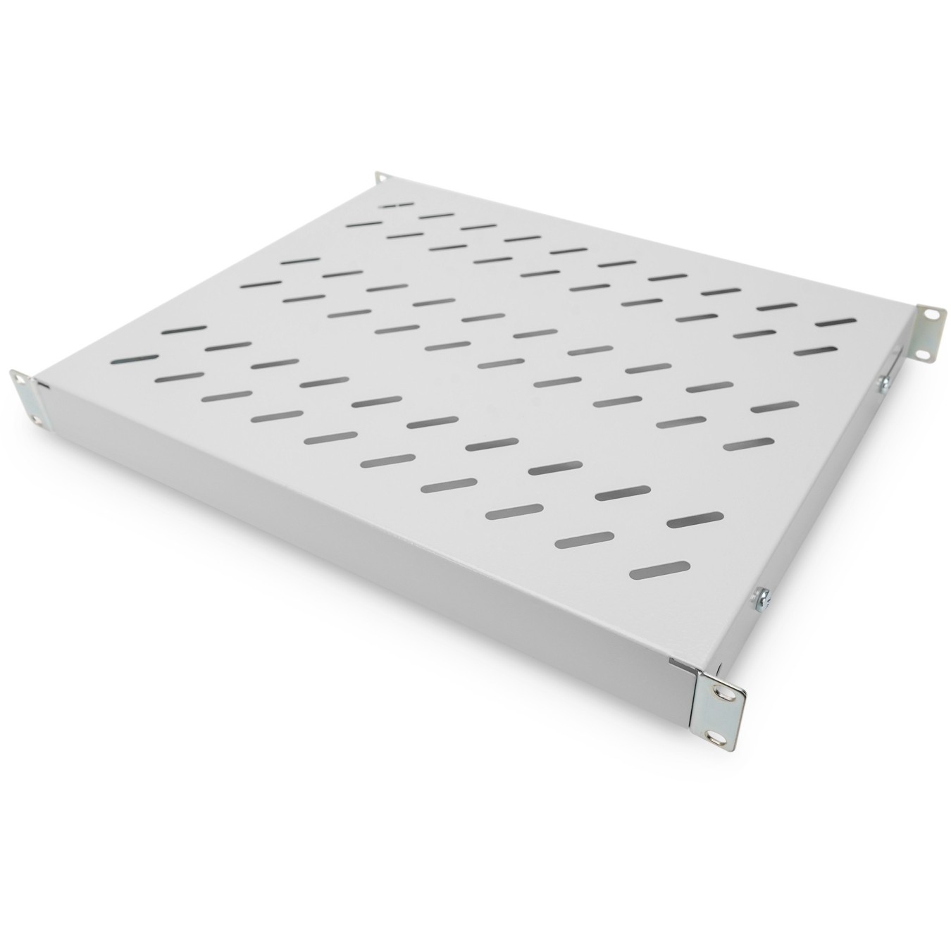 DIGITUS Fachboden 1HE 44x482x350-550mm up to 50 kg - (Color: Grey) — Buy in Cyprus with Fast Delivery