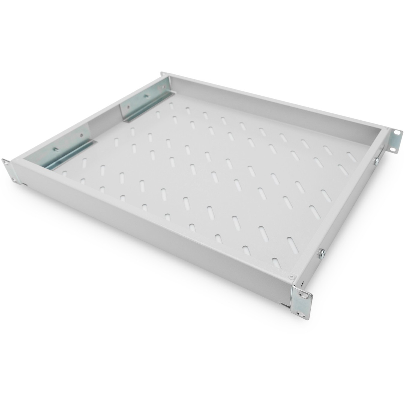DIGITUS Fachboden 1HE 44x482x350-550mm up to 50 kg - (Color: Grey) — Buy in Cyprus with Fast Delivery