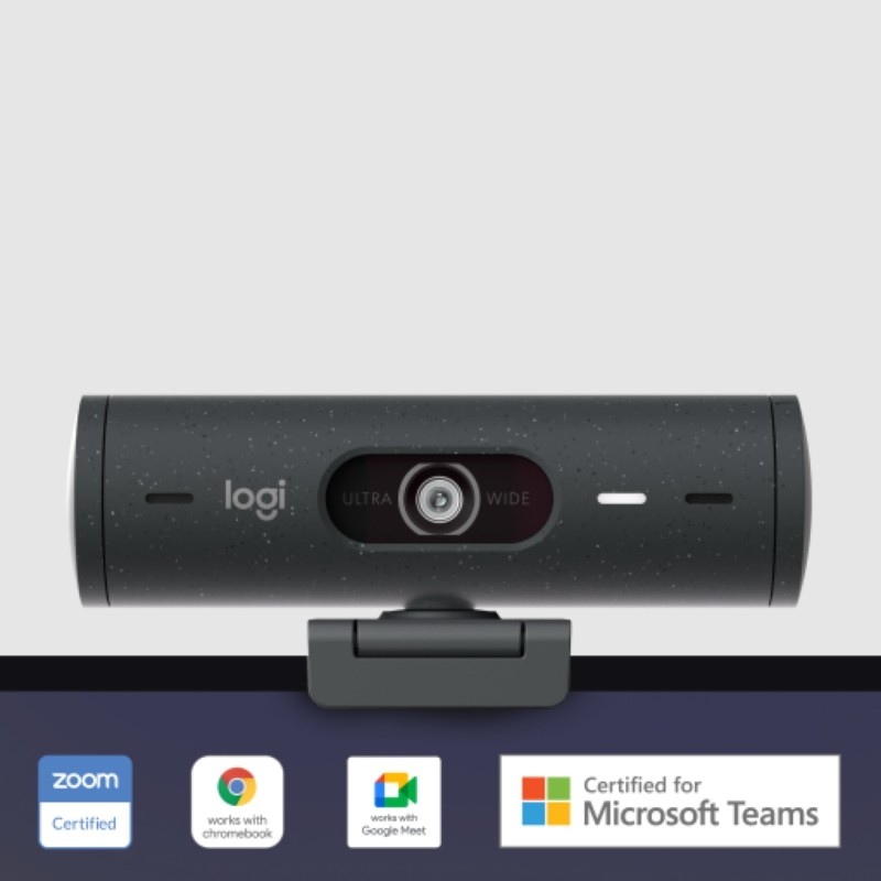 Buy Logitech Brio 500 - 960-001422 - Full HD 1080p USB-C Webcam, Graphite, Autof... in Cyprus, Nicosia, Limassol, Larnaka, Pafos