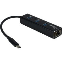 USB-C Hub 3-Port Inter-Tech Argus IT-410 - Black, Aluminium — Buy in Cyprus with Fast Delivery