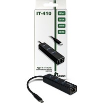 USB-C Hub 3-Port Inter-Tech Argus IT-410 - Black, Aluminium — Buy in Cyprus with Fast Delivery