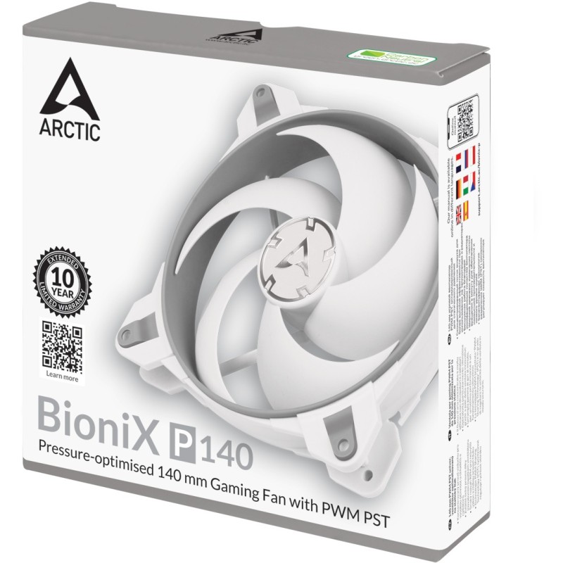 Buy ARCTIC BioniX P140 Fan - P140 - Grey White in Cyprus, Nicosia, Limassol, Larnaka, Pafos