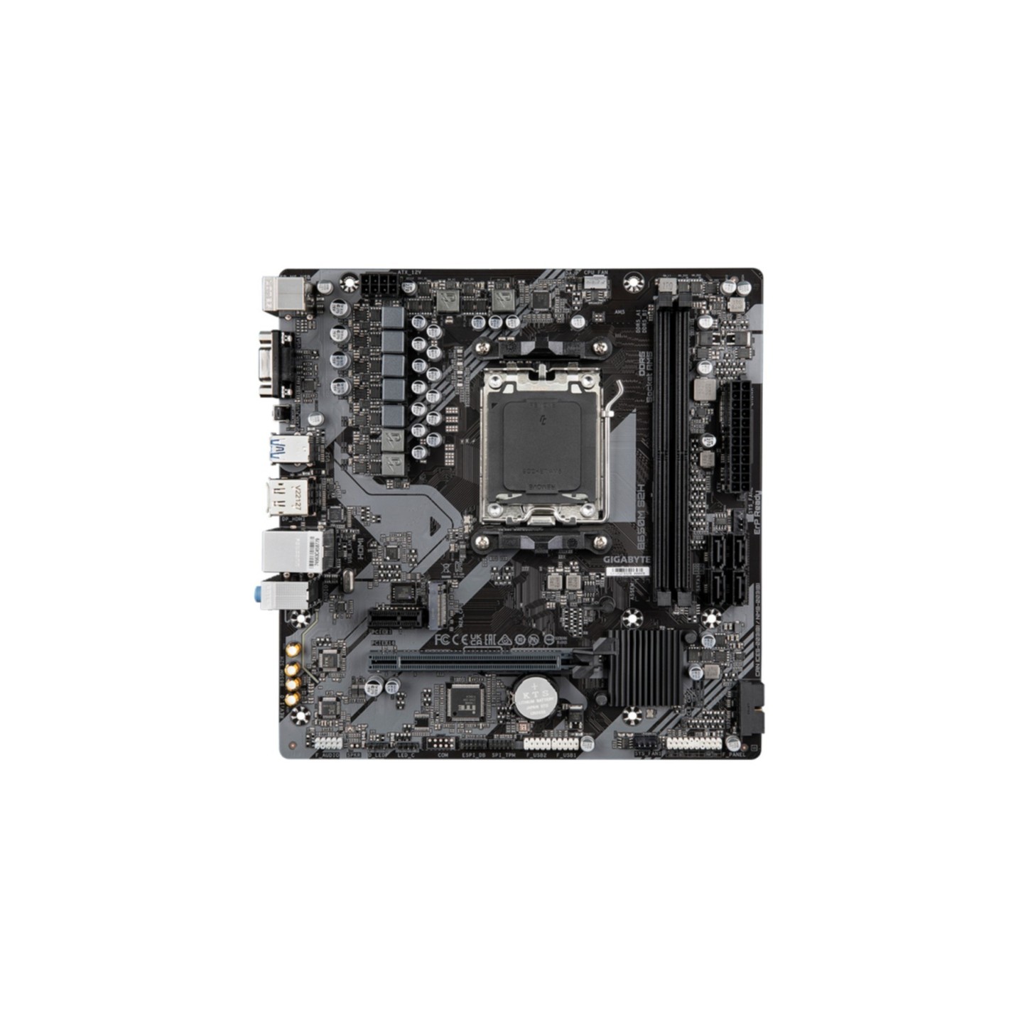 Gigabyte B650M S2H AM5 Micro-ATX Motherboard - DDR5, PCIe 4.0, HDMI 2.1 (Boxed) — Buy in Cyprus with Fast Delivery