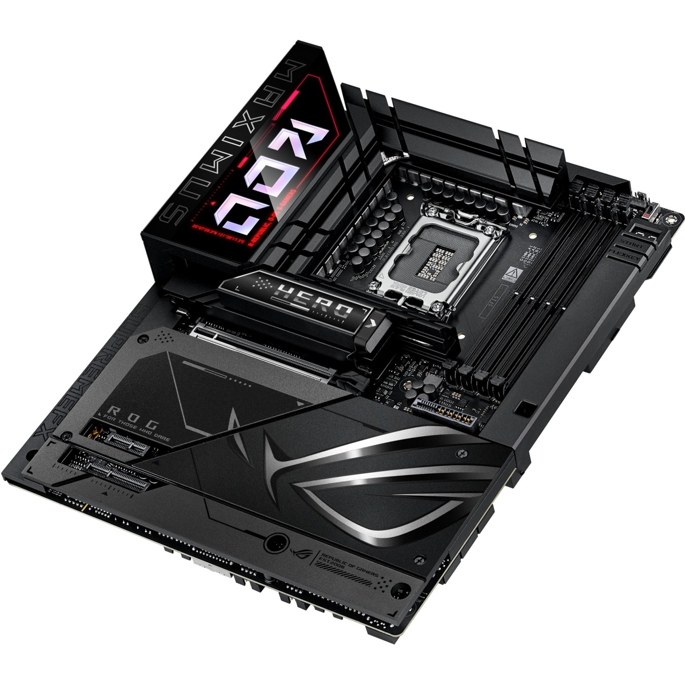 MB ASUS ROG MAXIMUS Z890 HERO BTF - ROG MAXIMUS Z890 HERO BTF - Black, DDR5, 256 GB total, 4 DIMM, ATX