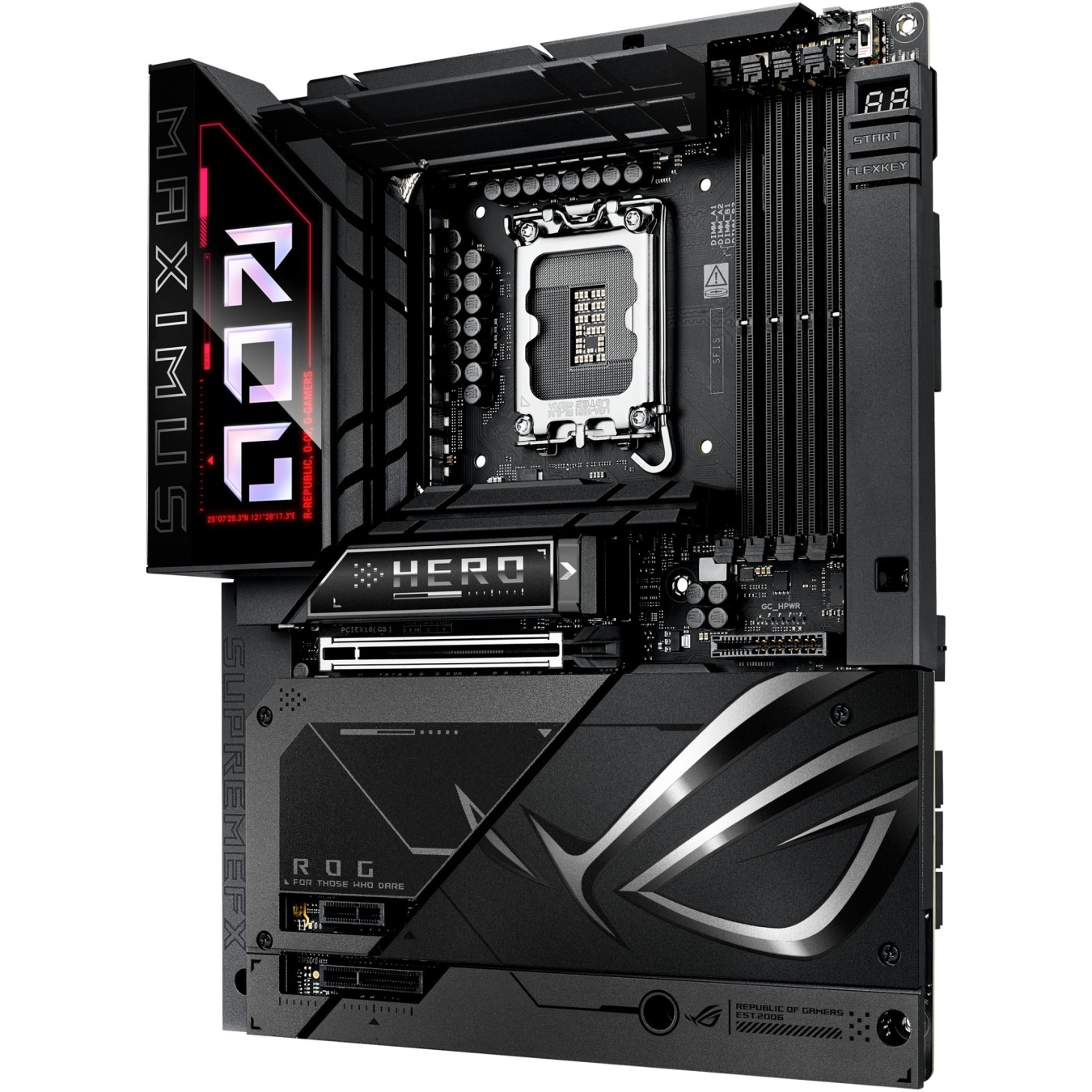 MB ASUS ROG MAXIMUS Z890 HERO BTF - ROG MAXIMUS Z890 HERO BTF - Black, DDR5, 256 GB total, 4 DIMM, ATX