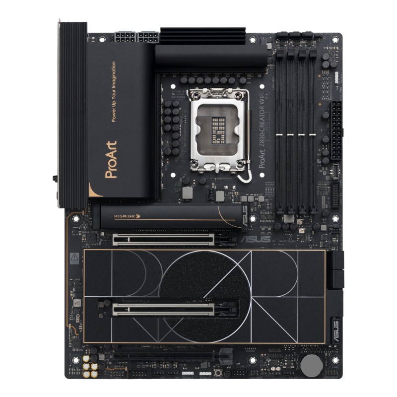 Buy ASUS ProArt Z890-CREATOR WIFI - LGA1851 ATX Motherboard - Black/Gold, Thunde... in Cyprus, Nicosia, Limassol, Larnaka, Pafos