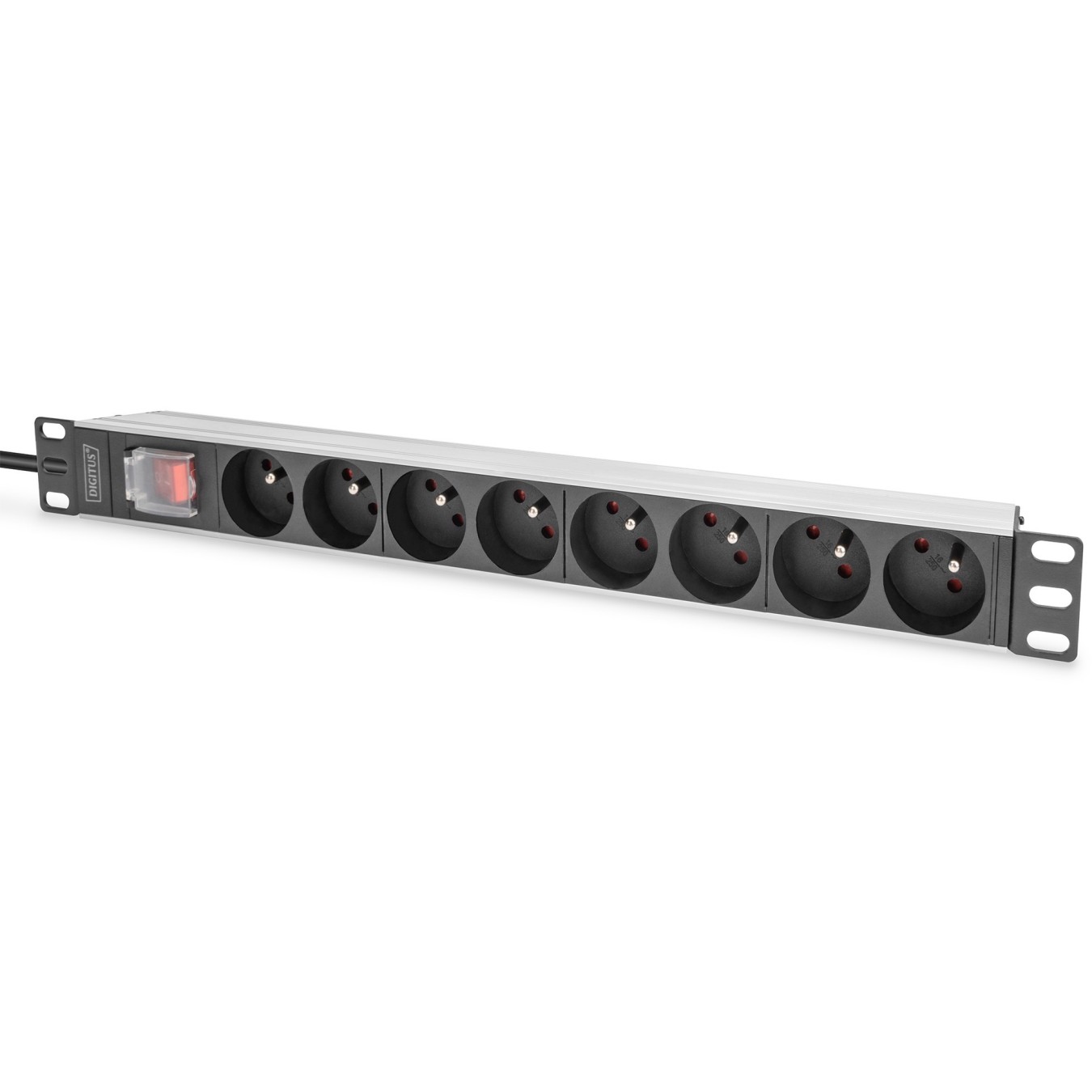 Digitus PDU 1U 8xCEE7 5 outputs 230V 16A black — Buy in Cyprus with Fast Delivery