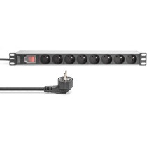 Digitus PDU 1U 8xCEE7 5 outputs 230V 16A black — Buy in Cyprus with Fast Delivery