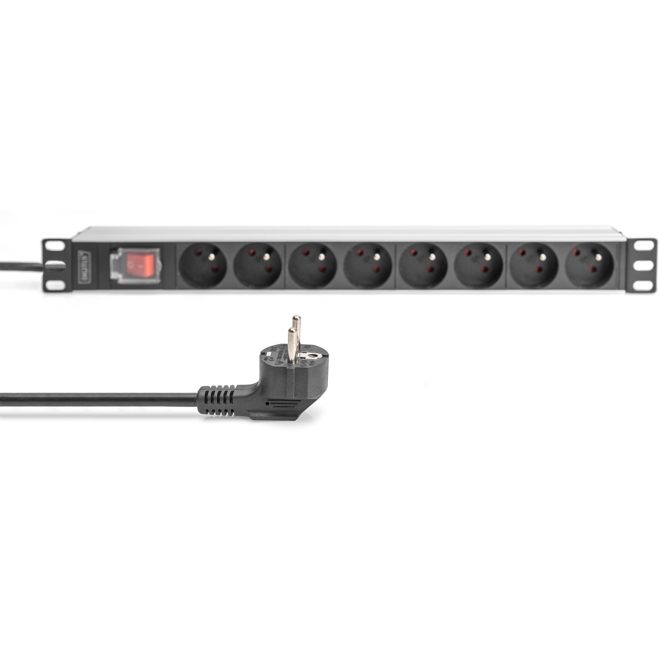 Digitus PDU 1U 8xCEE7 5 outputs 230V 16A black — Buy in Cyprus with Fast Delivery