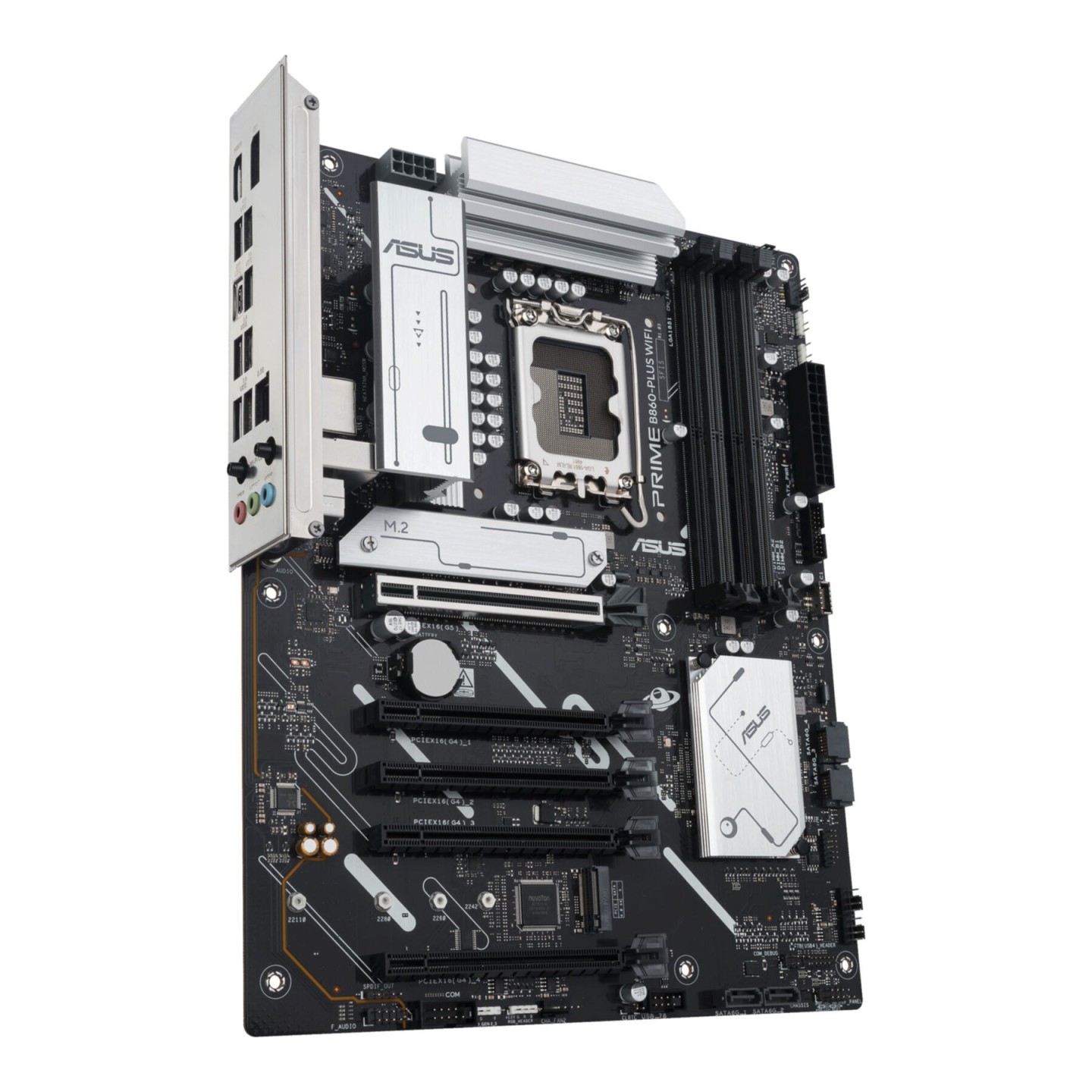 ASUS PRIME B860-PLUS WIFI - LGA1851 ATX Motherboard - DDR5 (4x DIMM, 256GB), Wi‑Fi 6E, 2.5Gb LAN, BT5.3, PCIe 5.0, 2x M.2