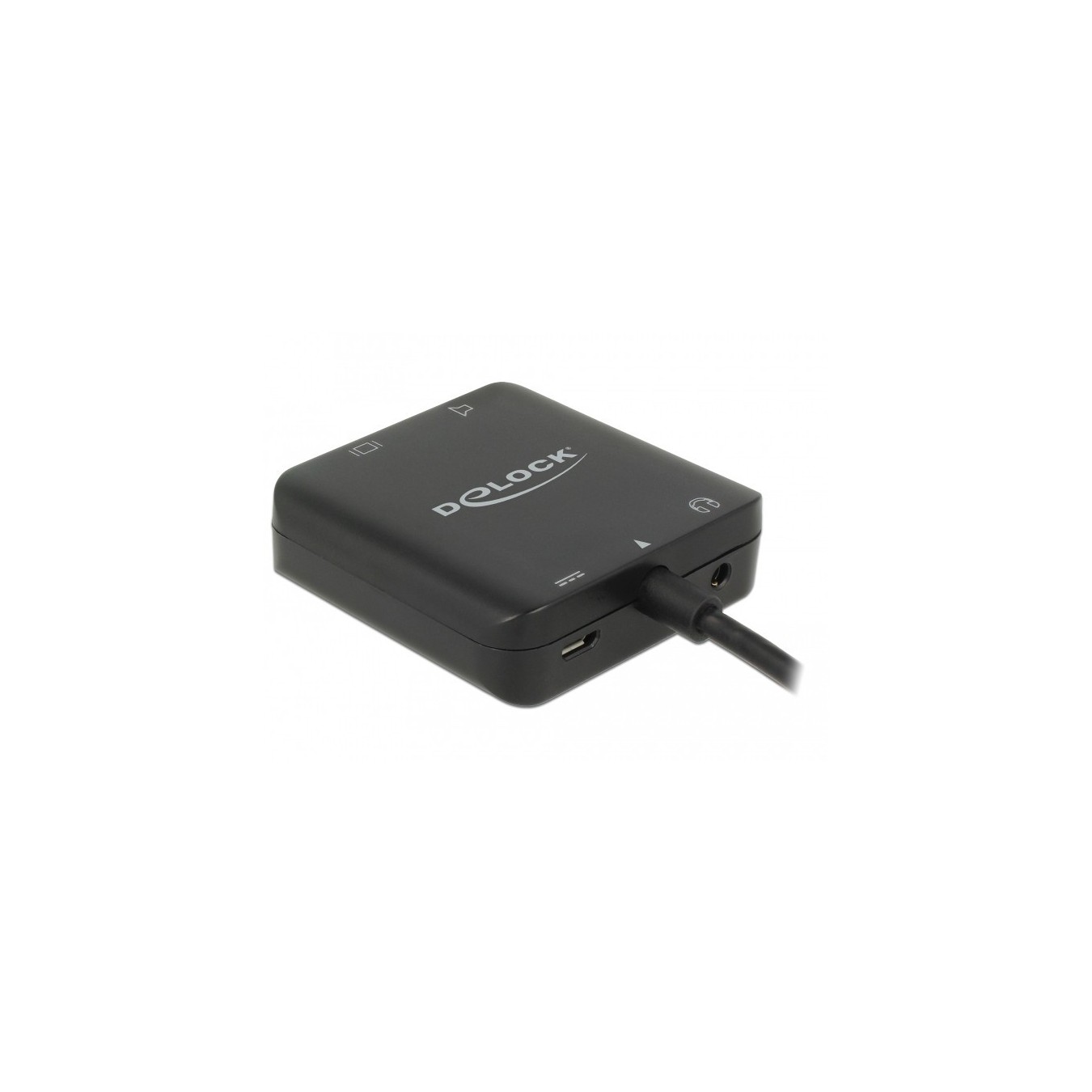 DELOCK HDMI Audio Extractor 4K 60 Hz kompakt - 63276 - Black — Buy in Cyprus with Fast Delivery