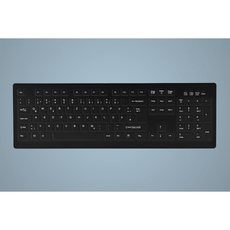 Buy Hygiene Desktop Keyboard Fully - AK-C8100 - Black, 105-key, Scissor Switch, ... in Cyprus, Nicosia, Limassol, Larnaka, Pafos