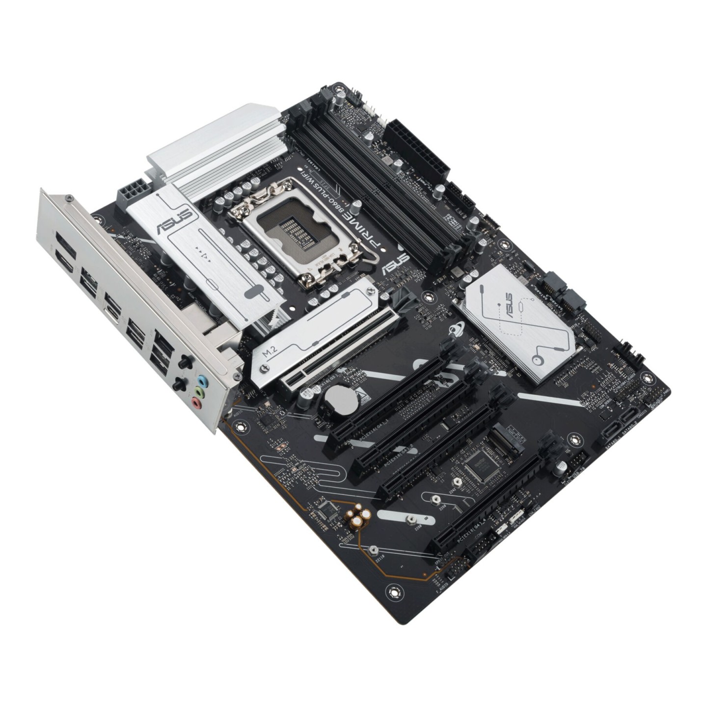 ASUS PRIME B860-PLUS WIFI - LGA1851 ATX Motherboard - DDR5 (4x DIMM, 256GB), Wi‑Fi 6E, 2.5Gb LAN, BT5.3, PCIe 5.0, 2x M.2