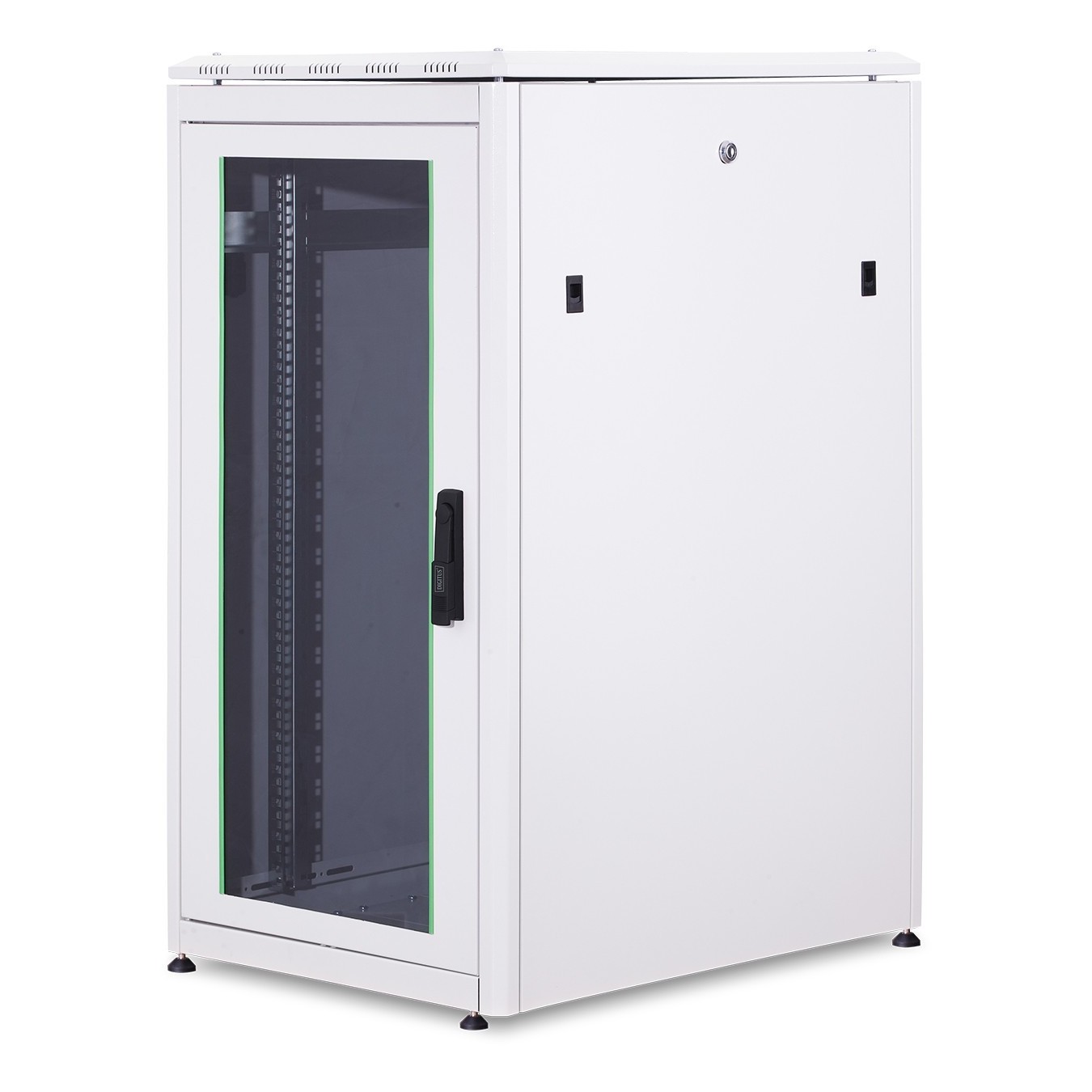 DIGITUS Netzwerkschrank Unique 22HE 1164x600x800mm Grey (Speditionsversand) - Freestanding 22U