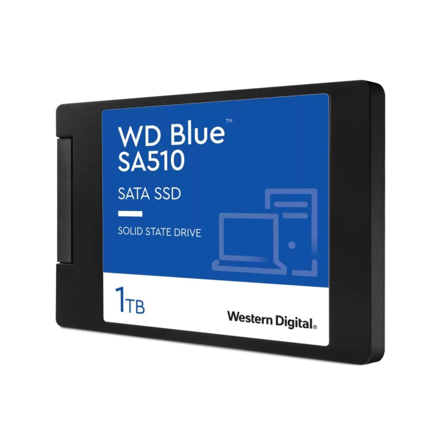 WD Blue SA510 SSD - WDS100T3B0A - 1TB SATA III 2.5in (7mm) Internal SSD, 560/520 MB/s (Boxed)