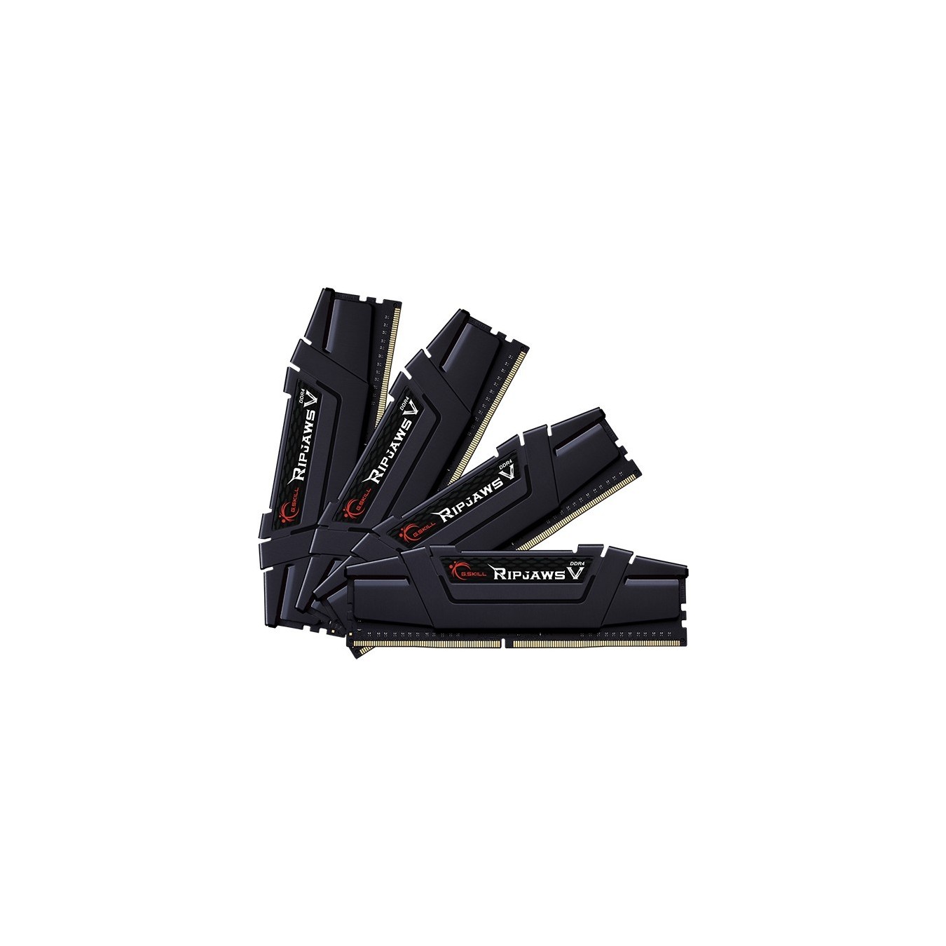128GB PC 2666 CL19 G.Skill KIT (4x32GB) Ripjaws - 128GVK - DDR4 RAM Kit, 4x32GB, CL19, 2666 — Buy in Cyprus with Fast Delivery