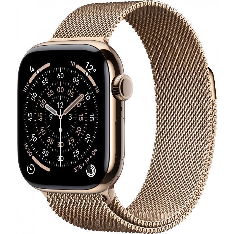 Buy Apple Watch - S11 - Titan Gold Cellular 42mm (Milanaise Armband gold) in Cyprus, Nicosia, Limassol, Larnaka, Pafos