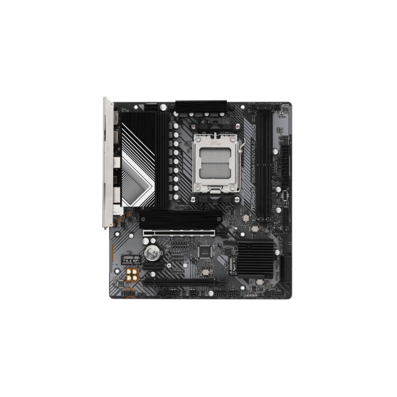 ASRock B650M-HDV - Micro-ATX AM5 Motherboard - B650, DDR5 (Max 64GB), 1x M.2, 4x SATA, 2.5Gb LAN