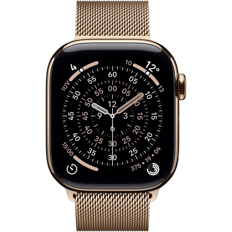 Buy Apple Watch - S11 - Titan Gold Cellular 42mm (Milanaise Armband gold) in Cyprus, Nicosia, Limassol, Larnaka, Pafos