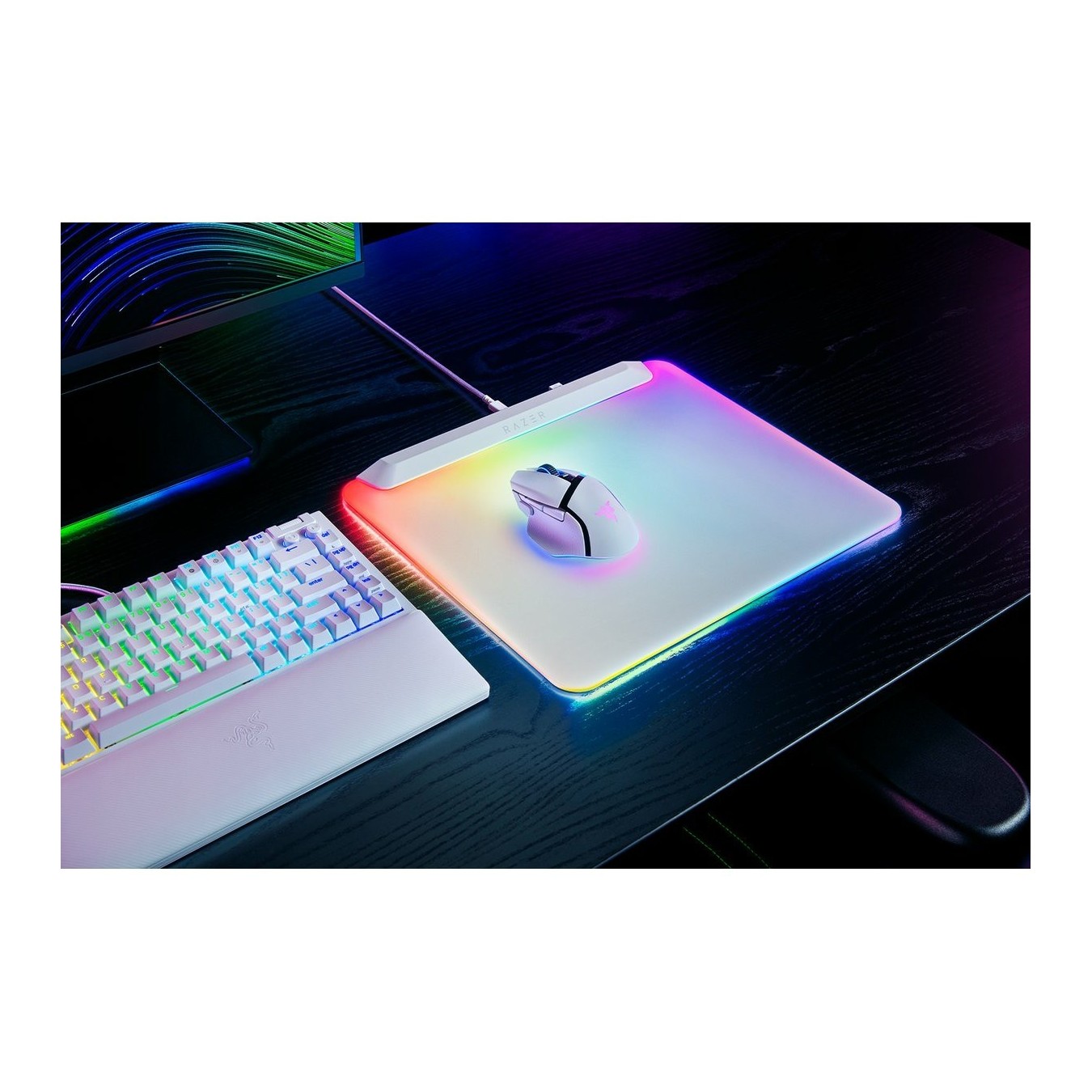 Firefly V2 Pro white - V2 Pro - White, USB powered, RGB backlit, 360x278x4.6 mm — Buy in Cyprus with Fast Delivery