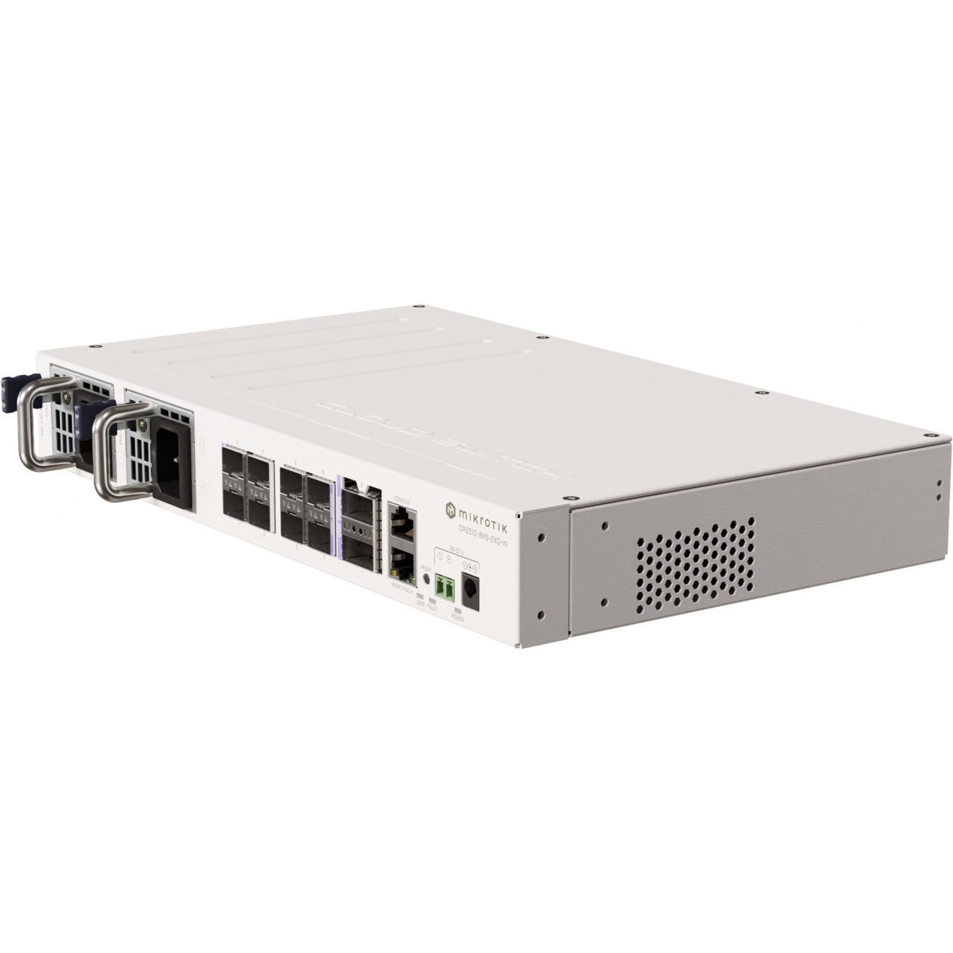 Mikrotik CRS510-8XS-2XQ-IN QSFP28 M - CRS510-8XS-2XQ-IN - White, 128 MB RAM, 650 MHz, 32 MB flash