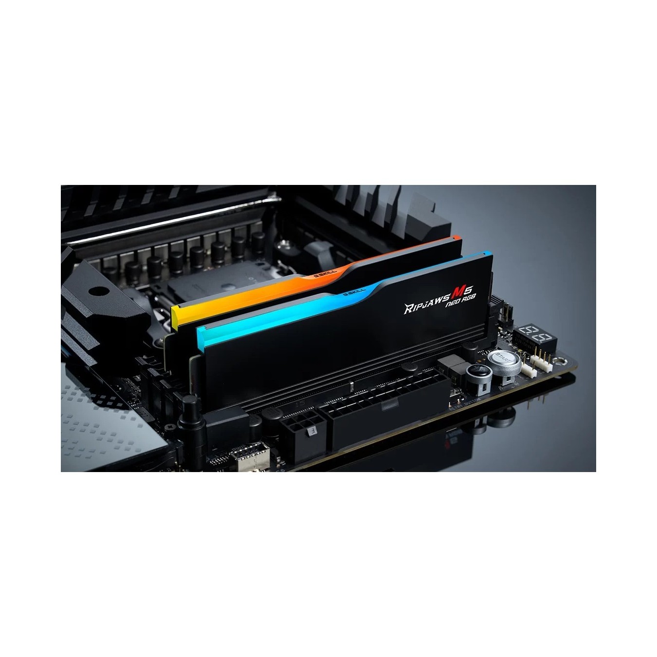 64 GB G.Skill DIMM 6000 (2x32 GB) Dual-Kit - F5-6000J3238G32GX2-RM5NRK - schwarz., Ripjaws M5 Neo, AMD EXPO, DDR5-6000