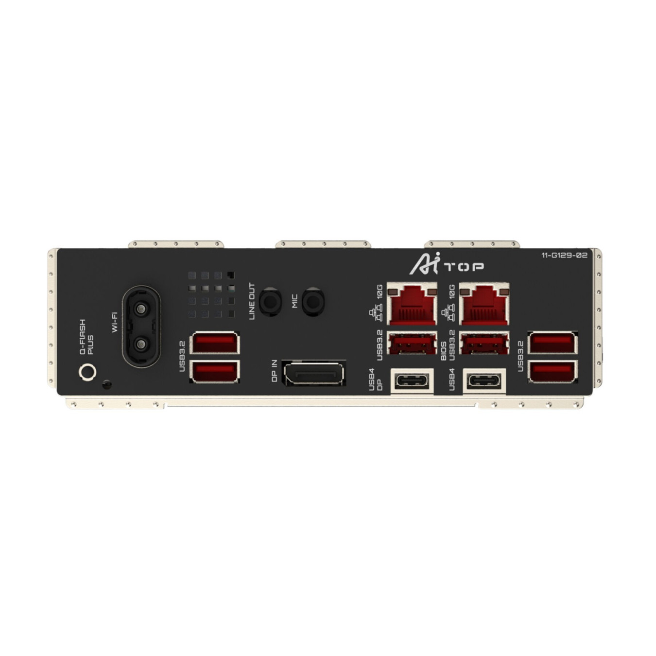 GIGABYTE TRX50 AI TOP - sTR5 E-ATX Motherboard, DDR5, 8x DIMM (up to 2TB), 4x M.2, Wi-Fi 7, 10GbE
