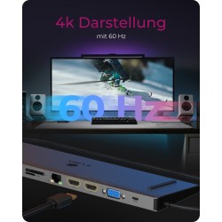 Buy ICY BOX IB-DK2106a-CPD - USB-C Docking Station - 11-in-1, 100W PD in Cyprus, Nicosia, Limassol, Larnaka, Pafos