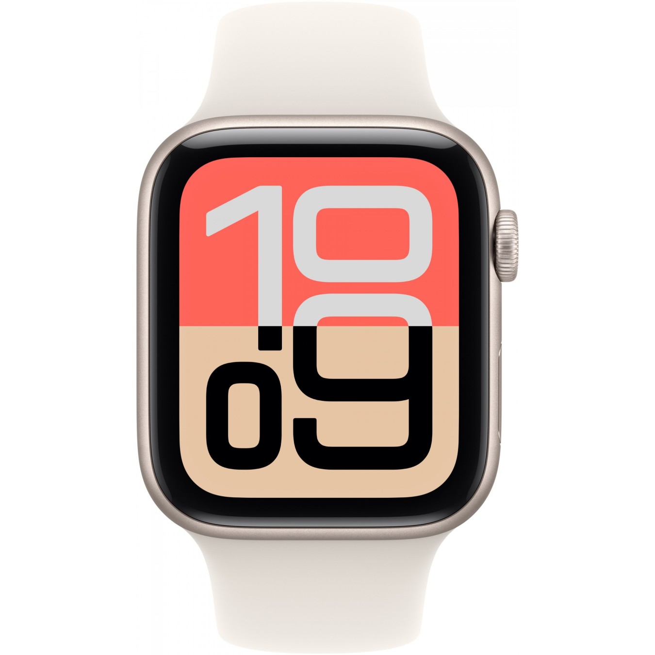 Apple Watch SE 3 Aluminium 44mm Polarstern (Sportarmband polarstern) S/M - Aluminium, 44mm, watchOS