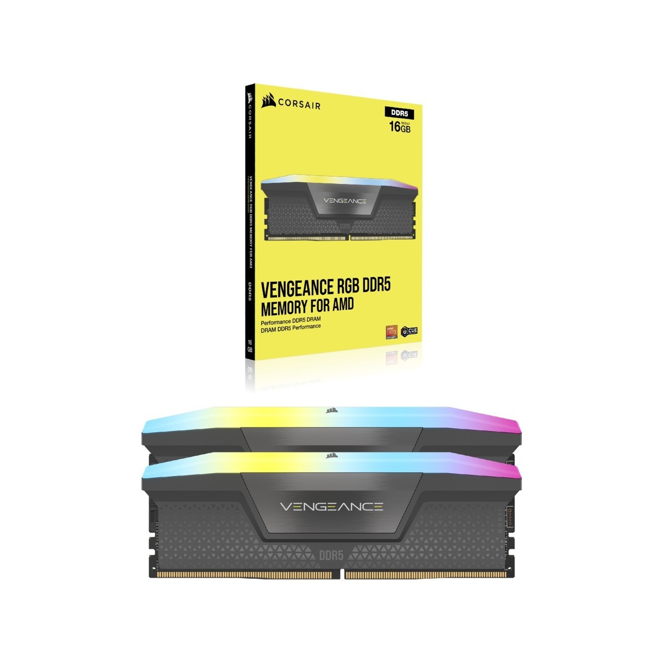 CORSAIR VENGEANCE RGB B DDR5 64GB (2x32GB) PC5200 CL40 — Buy in Cyprus with Fast Delivery