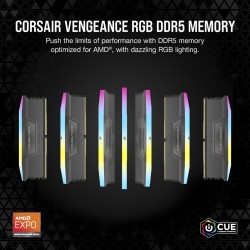 Buy CORSAIR VENGEANCE RGB B DDR5 64GB (2x32GB) PC5200 CL40 in Cyprus, Nicosia, Limassol, Larnaka, Pafos