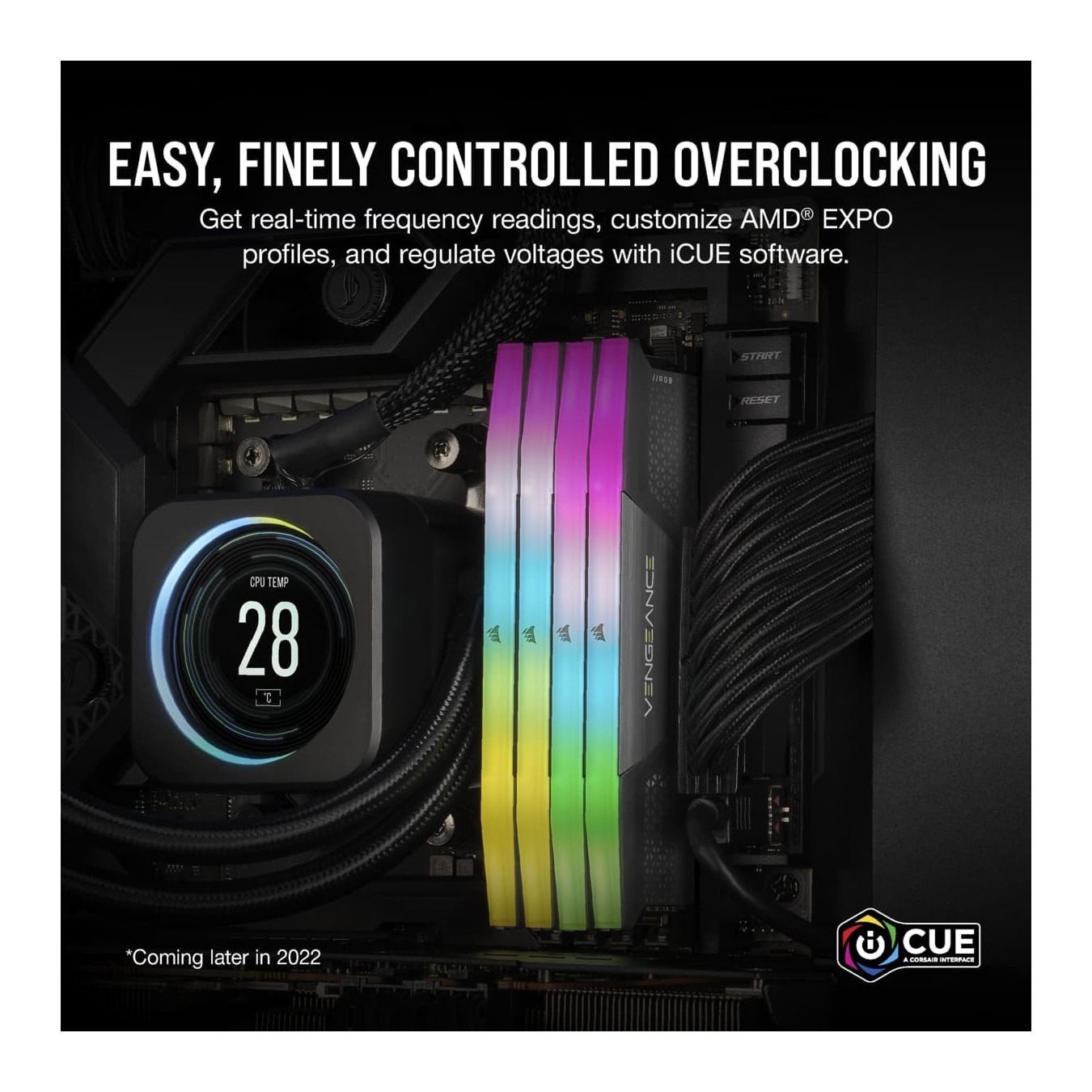 CORSAIR VENGEANCE RGB B DDR5 64GB (2x32GB) PC5200 CL40 — Buy in Cyprus with Fast Delivery