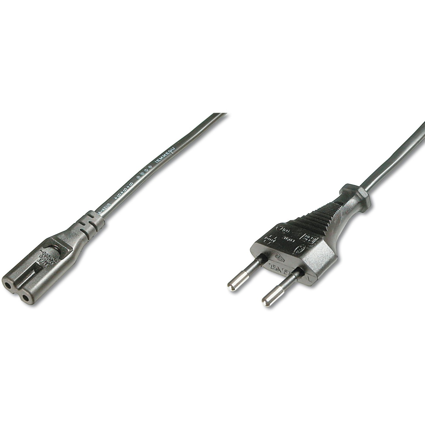 DIGITUS European C7 Power Cord - Black - 1.8 m — Buy in Cyprus with Fast Delivery