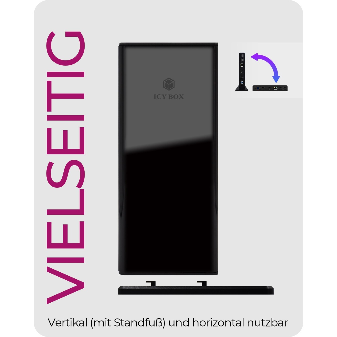 ICY BOX IB-DK2251AC 11-in-1 Docking Station – 6x USB, Dual HDMI | Armenius Store