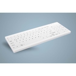 Buy CHERRY AKTIVE KEY Hygiene Compact Ultraflat Keyboard with Nu - AK-C7012 - Wh... in Cyprus, Nicosia, Limassol, Larnaka, Pafos
