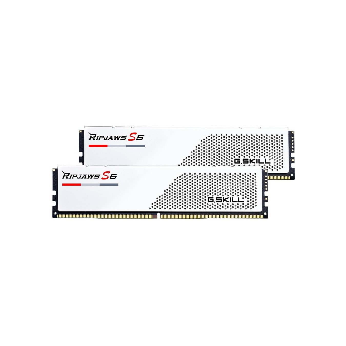 G.Skill Ripjaws S5 32GB DDR5-5600 CL40 Kit (2x16GB) White - 32-RS5W - (White, 32GB, DDR5-5600, CL40, 2x16GB)