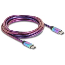 DeLOCK USB-C 2.0 Cable - USB-C to USB-C PD 3.0, 60W, 2m - Multicolour — Buy in Cyprus with Fast Delivery
