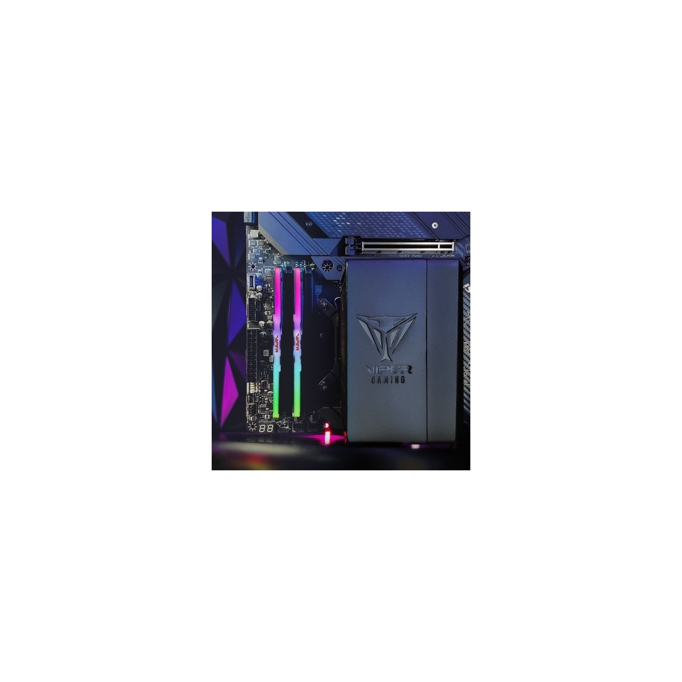 Patriot DIMM 64 GB (2x32 GB) DDR5-5600 CL40 - PVVR564G560C40K - Black Viper Venom RGB, Intel XMP