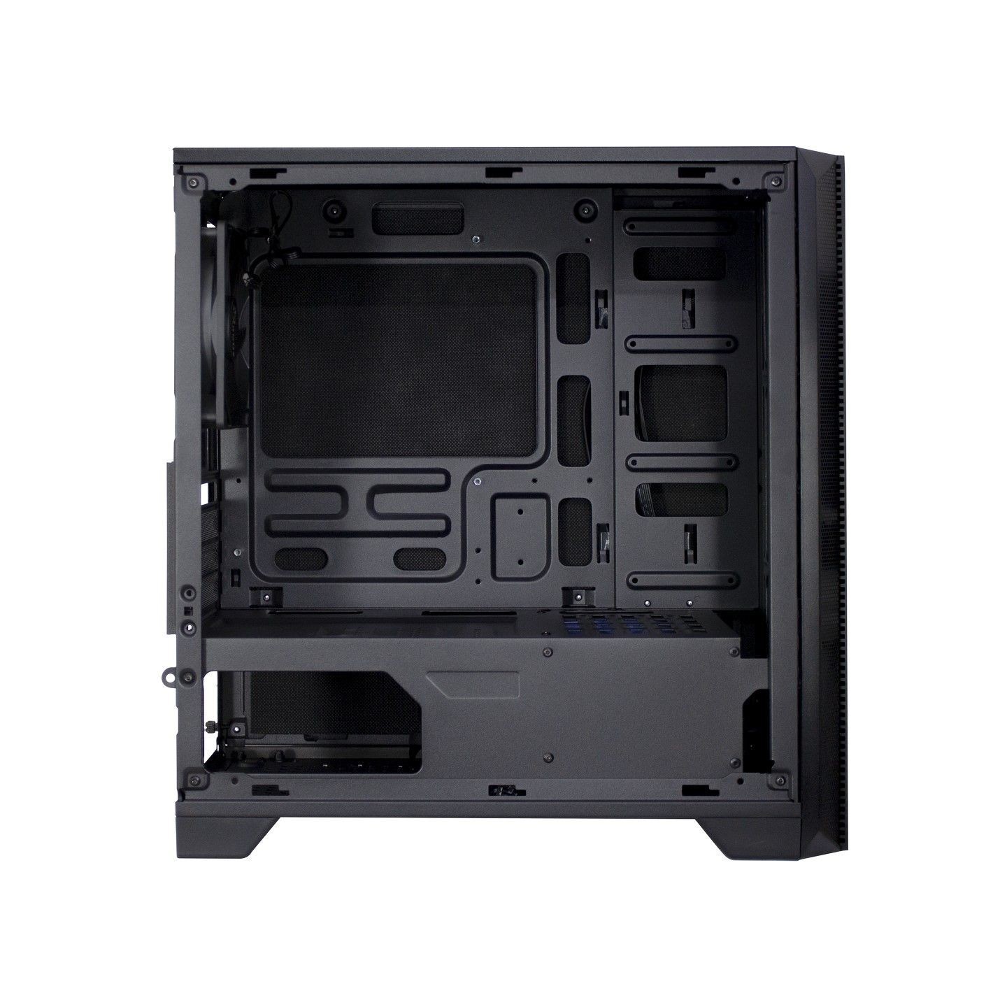 Inter-Tech H-606 - Sound-Damped Micro-ATX Mini Tower PC Case (Retail Boxed) — Buy in Cyprus with Fast Delivery