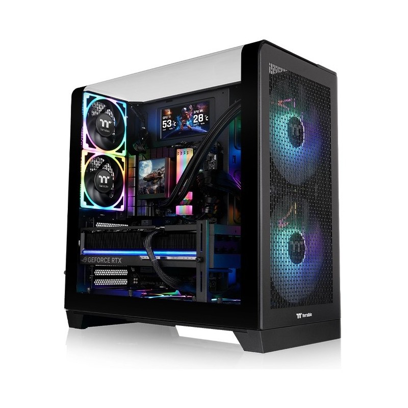 Buy Thermaltake View 390 Air - View 390 - Black, Midi Tower Case in Cyprus, Nicosia, Limassol, Larnaka, Pafos