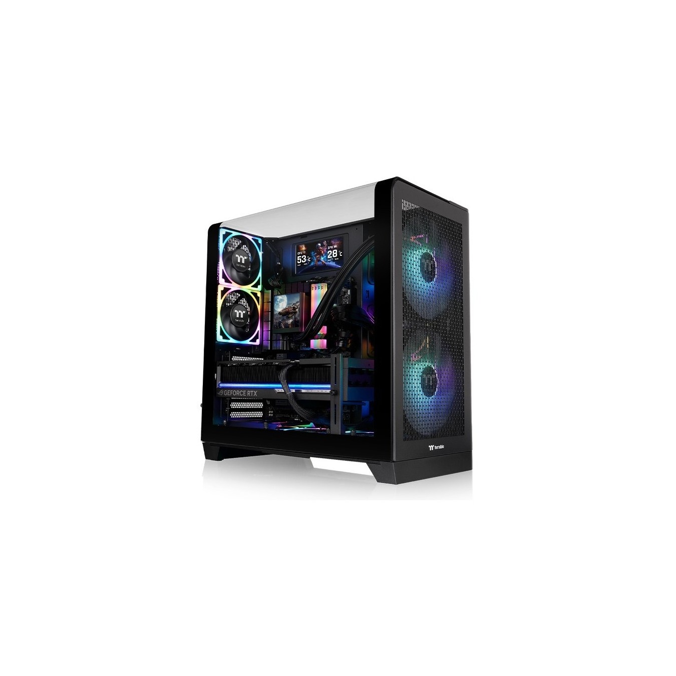 Thermaltake View 390 Air - View 390 - Black, Midi Tower Case — Buy in Cyprus with Fast Delivery