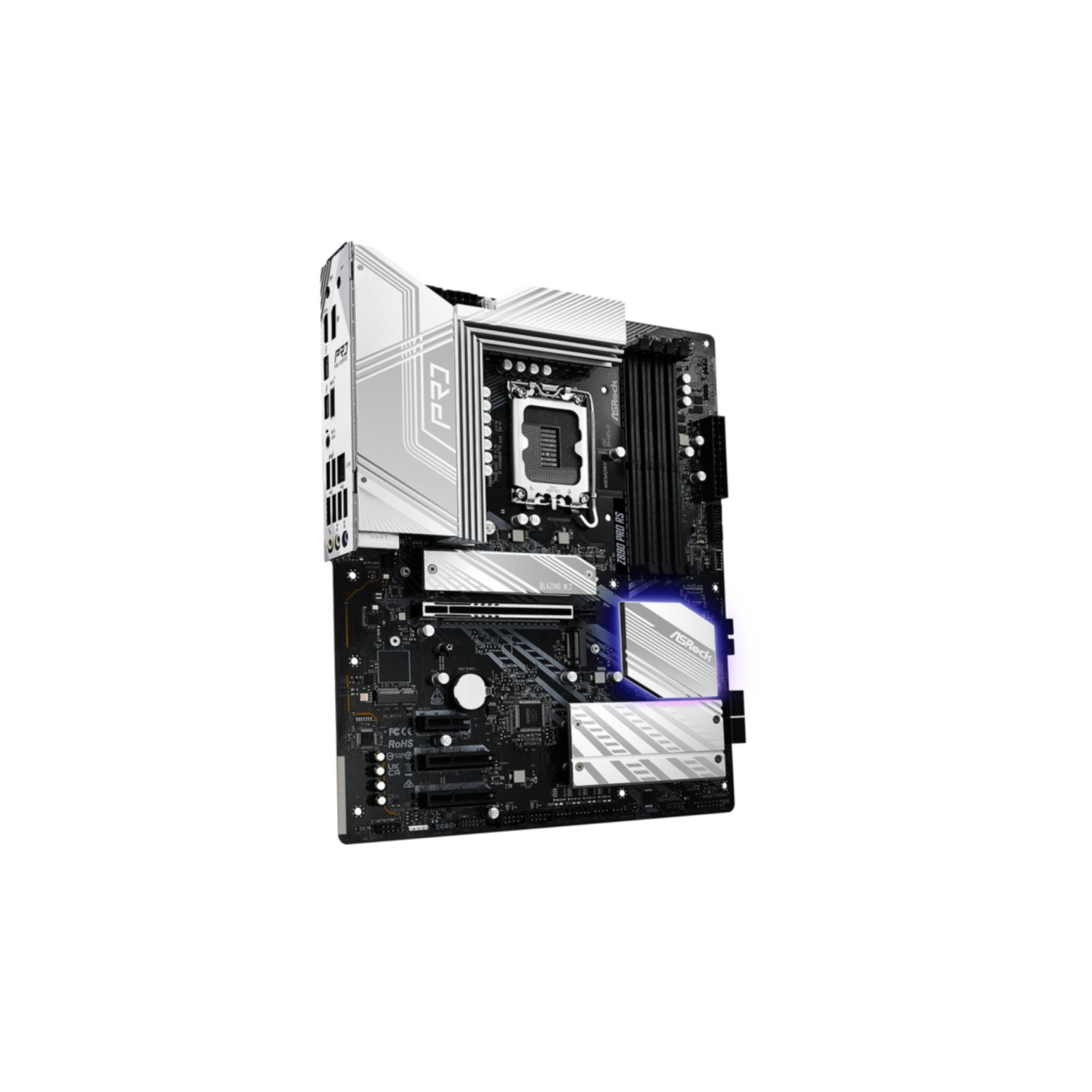 ASRock Z890 Pro RS - LGA1851 ATX Motherboard - Intel Z890, DDR5, 4x DIMM, 256GB Max, PCIe 5.0