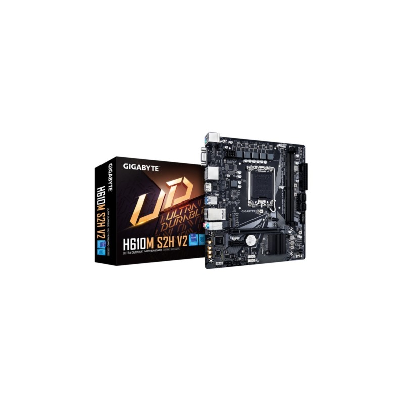 Buy GIGABYTE GA-H610M S2H V2 - LGA1700 Micro-ATX Motherboard, Intel H610, DDR5, ... in Cyprus, Nicosia, Limassol, Larnaka, Pafos