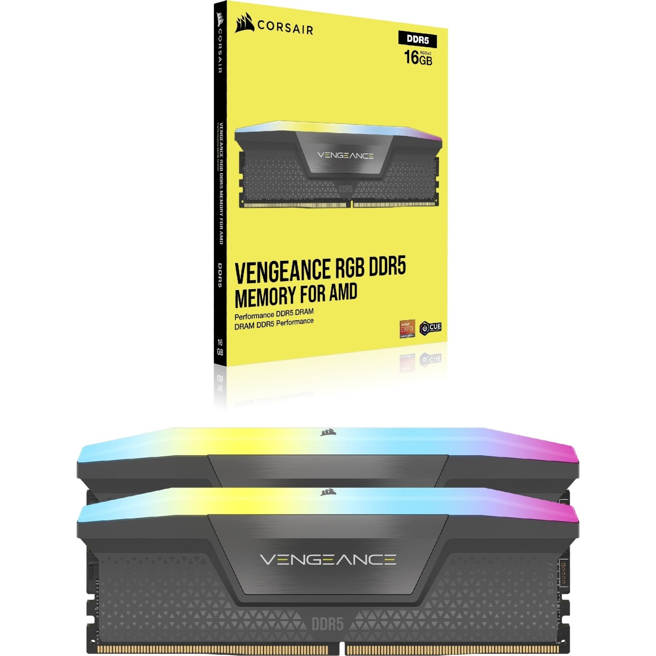 32GB PC6000 CL36 CORSAIR KIT (2x16GB) VENGEANCE RGB g retail (DDR5-6000 CL36, 2x16GB) — Buy in Cyprus with Fast Delivery