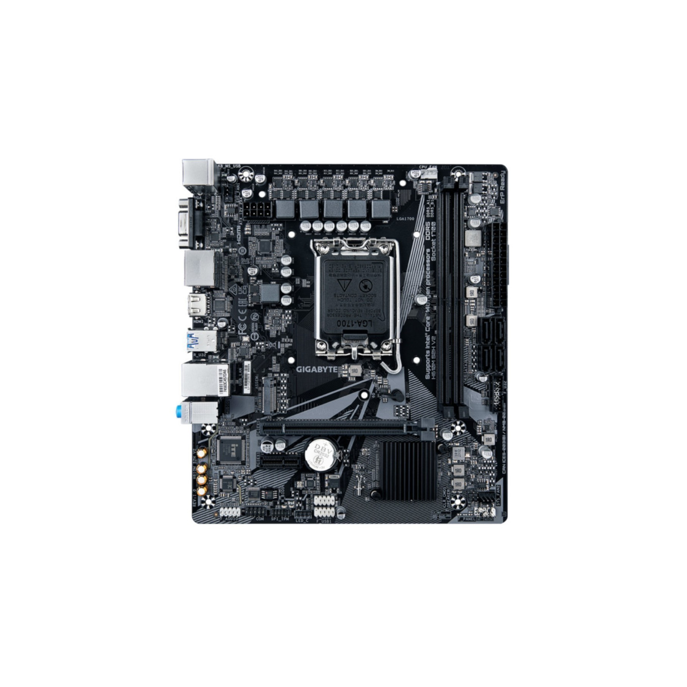 GIGABYTE GA-H610M S2H V2 - LGA1700 Micro-ATX Motherboard, Intel H610, DDR5, Up to 96GB — Buy in Cyprus with Fast Delivery
